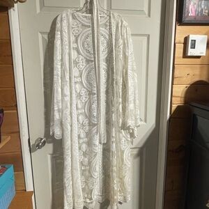 Free!!! New belted lace cardigan